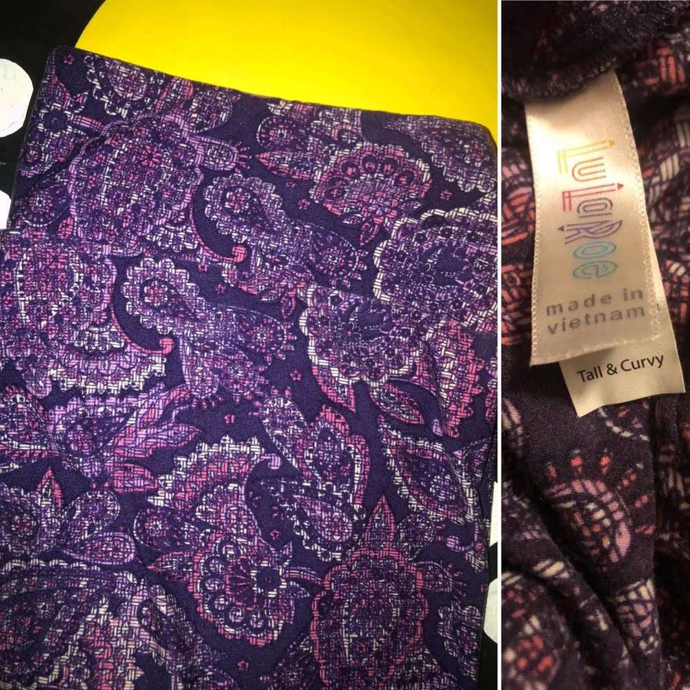 LLR Purple Paisley Leggings 💜